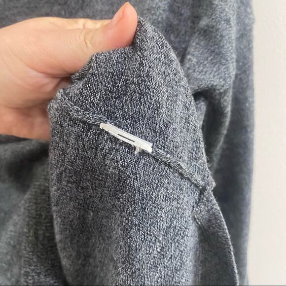 Madewell Southstar Wool Blend Sweater Gray XS Minimalist Cozy Layer - Picture 6 of 7